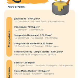 Fondue au fromage