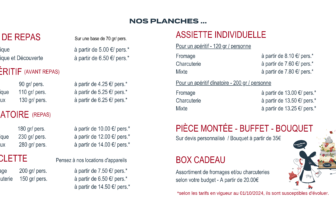 MÉMO PLATEAUX MARINELLY