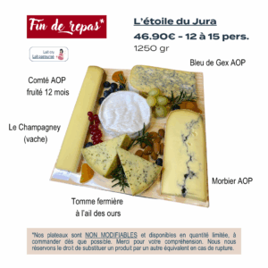 L’ÉTOILE DU JURA – 46.90€ – 12 à 15 pers.