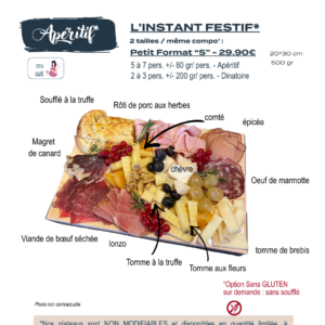 L&rsquo;INSTANT FESTIF – Apéro de Noël