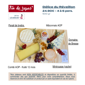 LE DÉLICE DU RÉVEILLON – 24.90€ – 4 à 6 pers.