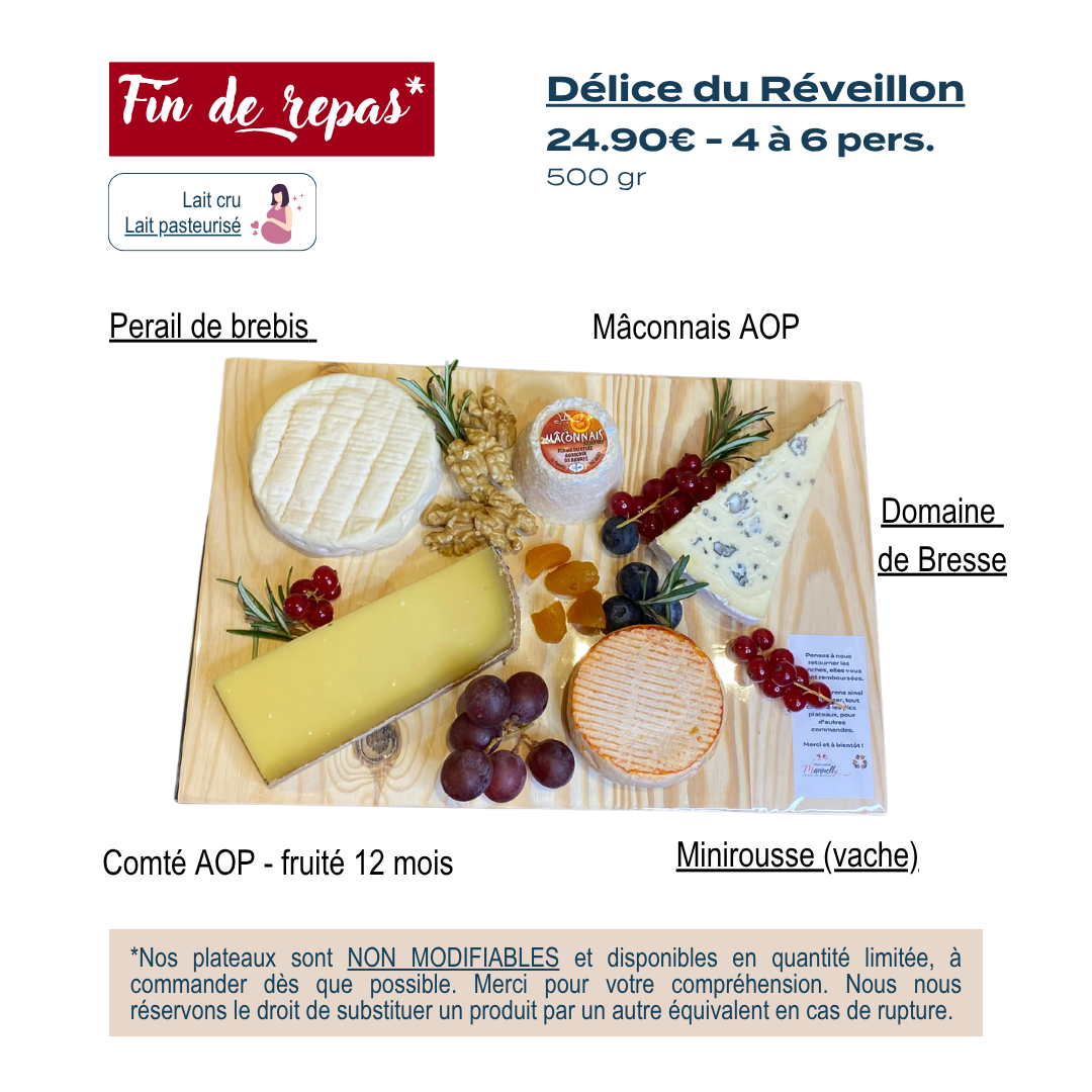 LE DÉLICE DU RÉVEILLON – 24.90€ – 4 à 6 pers.