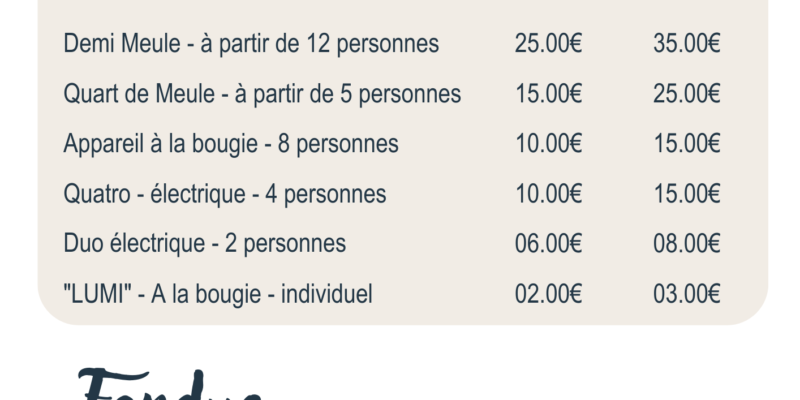 Louez vos appareils à raclette et à fondue !
