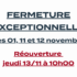PORTES OUVERTES – 14 et 15 novembre 2025