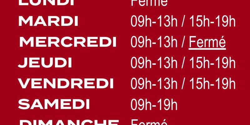 Horaires Saison Hivernale reviennent !