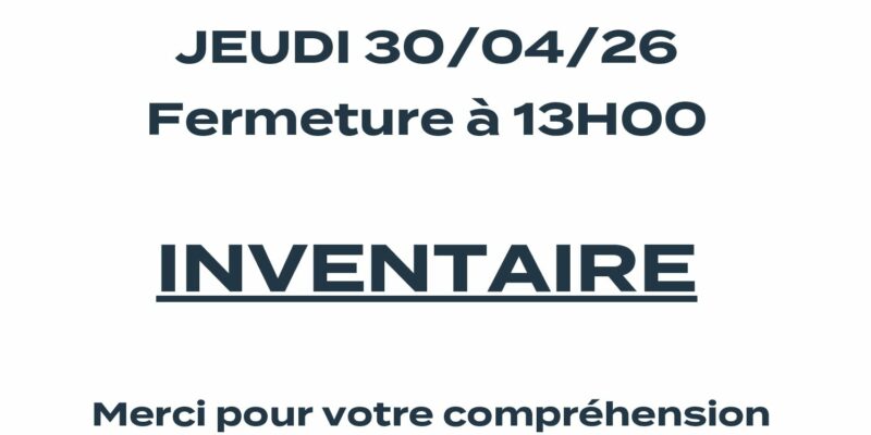 JOURS DE FERMETURE EXCEPTIONNELLE