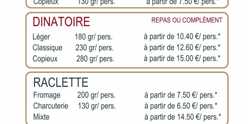 MÉMO PRIX PLATEAUX MARINELLY