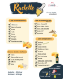 Raclette du 09/03 au 15/03 !