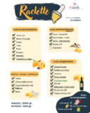Raclette du 20/01 au 24/01